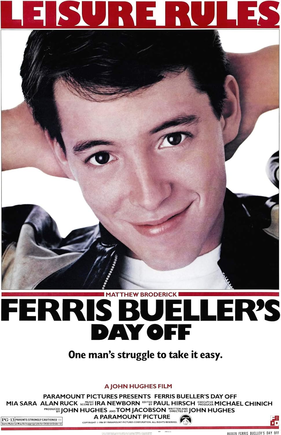 Ferris Bueller's Day Off Classic Poster and Prints Unframed Wall Art Gifts Decor 11x17