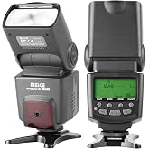 Meike MK430C E-TTL Camera Flash Speedlite with LCD Display for Canon Camera | For 70D 77D 80D Rebel T7i T6i T6s T6 T5i T5 T4i T3i SL2 and Other EOS DSLR Cameras with Standard Hot Shoe