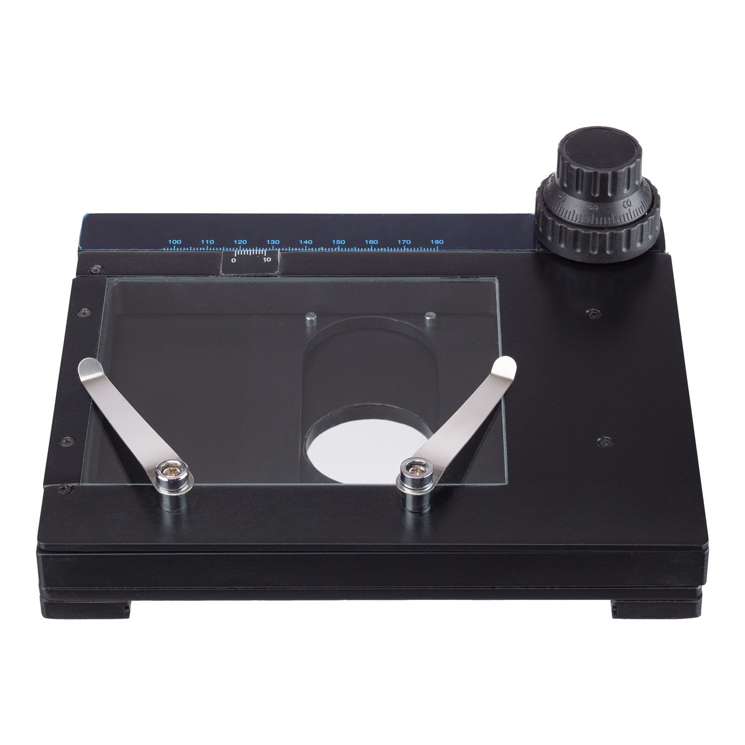 AmScope GT100 X-Y Gliding Table - Manual Stage For Microscopes, Black - Image 3