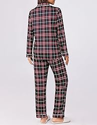 Ekouaer Womens Pajamas Set 2 Piece Button Down Pjs
