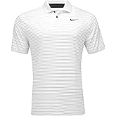 Nike Men's Dri-FIT Tour Golf Polo White | Black (Stripes) XX-Large