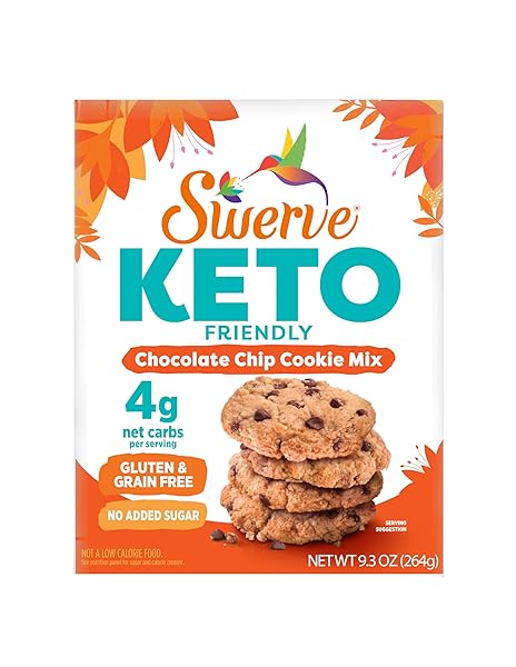 SWERVE SWEETS, CHOCOLATE CHIP COOKIE MIX, 9.3 OZ