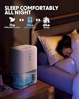 Trongle Mini Dehumidifier 1.1L 280sqft Auto-Defrost Auto-off Quiet Home Bathroom view 6