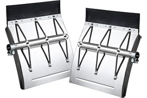 Stainless Steel Quarter Fender Set (24"x24"),Semi Truck.
