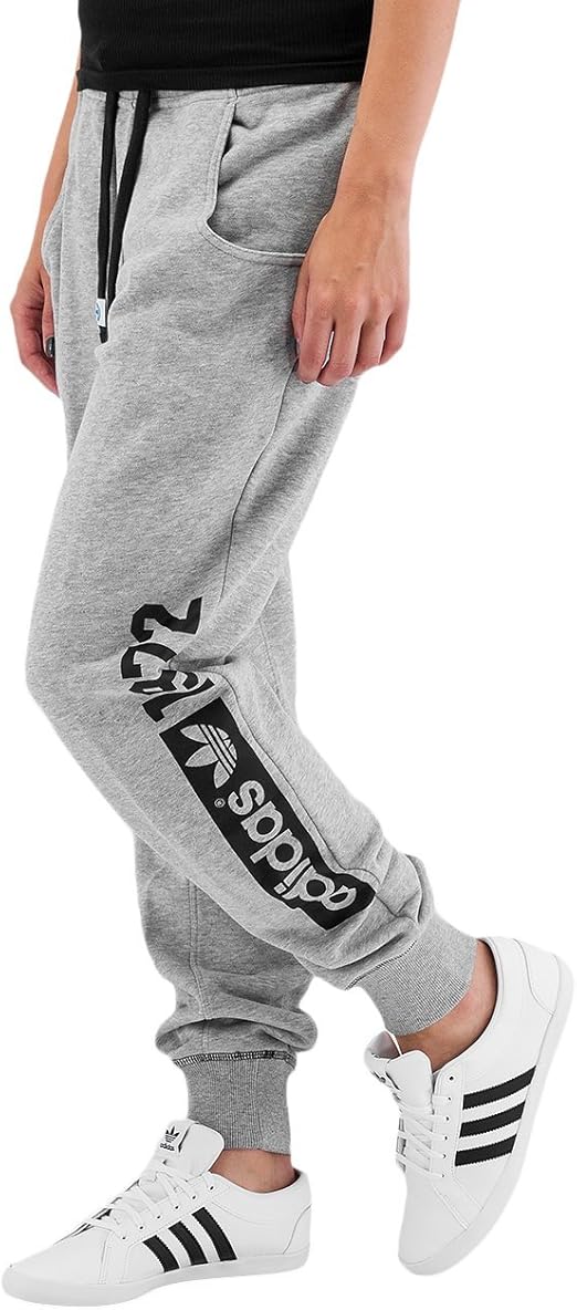 adidas Women's Super Baggy Tracksuit Bottoms grey Size:16: Amazon.co.uk: Clothing