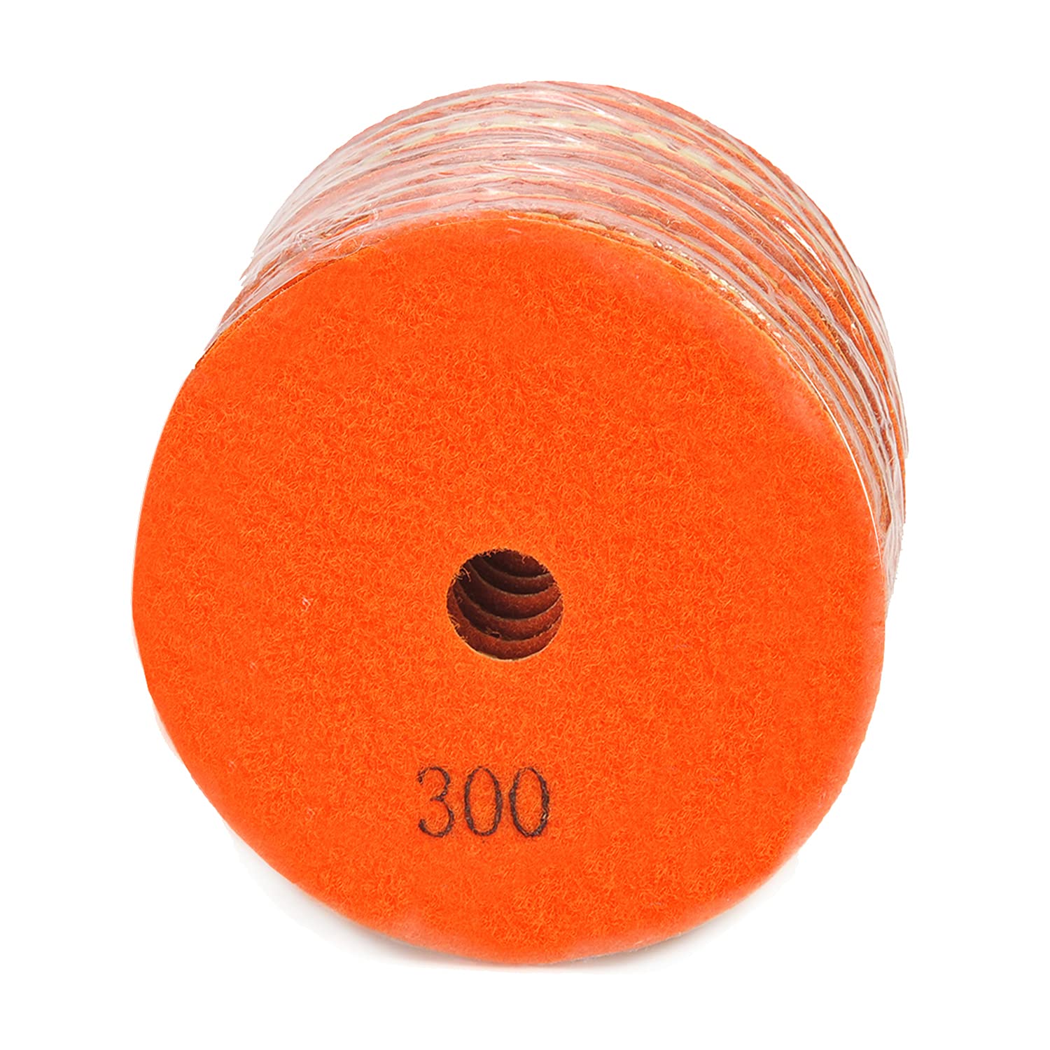 Photo 1 of Utoolmart Diamond Polishing Sanding Grinding Pads Discs 4 Inch Grit 300 for Granite Concrete Stone Marble 10 Pcs 
