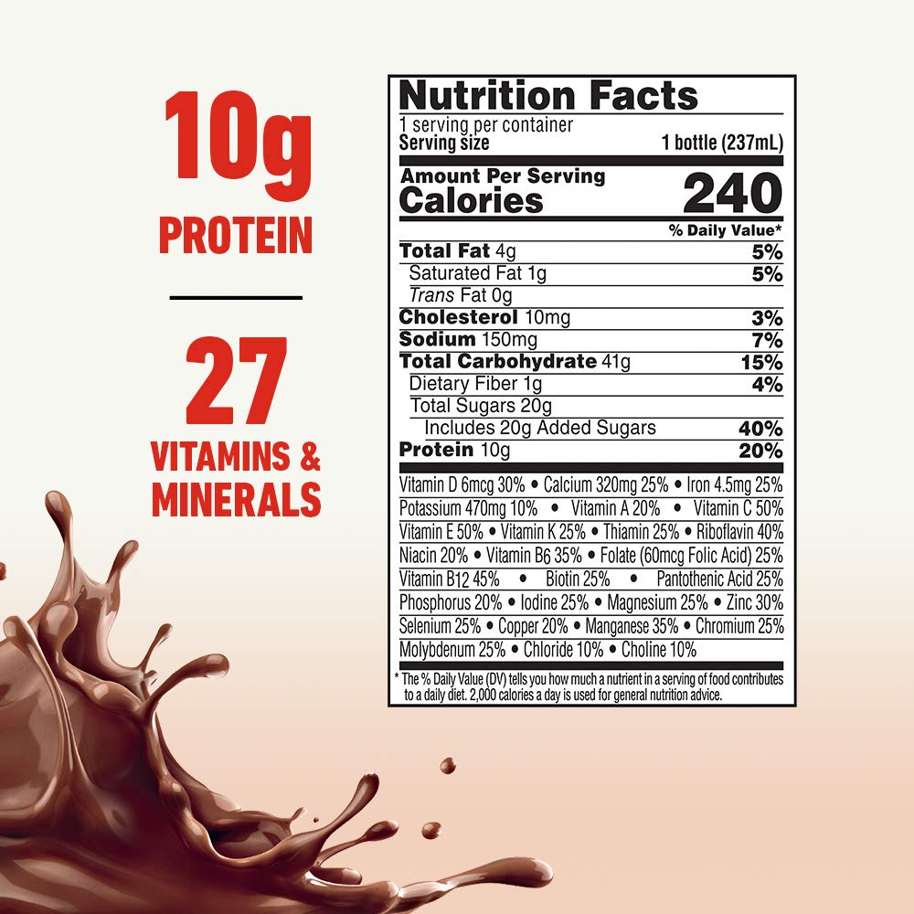 Boost Original Nutritional Drink, Rich Chocolate, 8 Fl Oz (Pack of 24) : Grocery & Gourmet Food