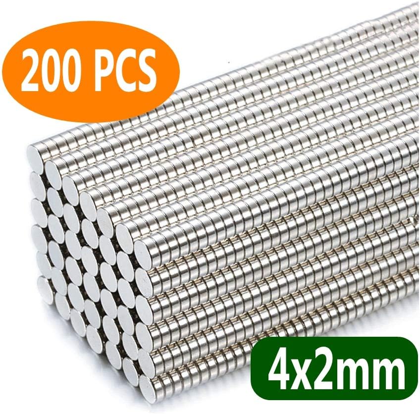 Deryun 200pack 4x2mm Small DIY MultiUse Mini Tiny