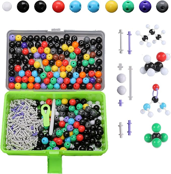 Molecular Model Kit Chemistry and Organic Structure Building Atom Links Educational