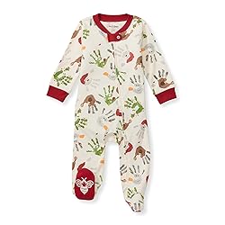 Burt's Bees Baby Girls Footed One-piece