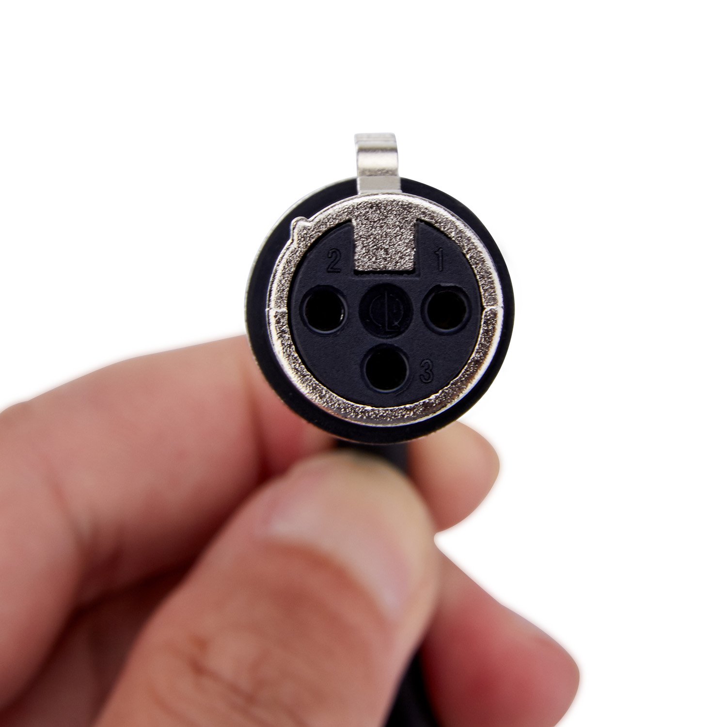 Mugig Cavo Microfono professionale 10M 3-pin XLR bilanciato audio cavo XLR-M a XLR-F per Microfono/Audio con connettore placcato argento per Amplificatori