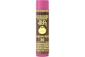 Sun Bum SPF 30 Pomegranate Lip Balm - Broad Spectrum UVA/UVB Lip Protection - Vegan & Cruelty Free - 4.25g