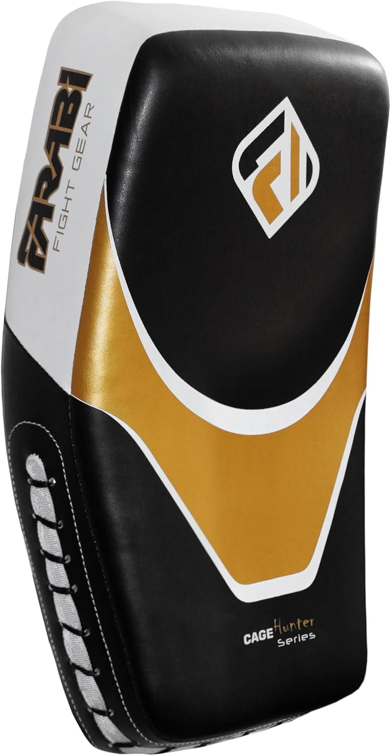 Farabi Kick Shield Thai pad MMA Muay Thai Shield Curved Pads Martial Art Training Pads Boxing Strike pad Curved Arm Pad MMA Focus pad Muay Punch Shield : Sports & Outdoors