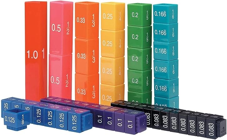Amazon ラーニングリソーシズ 算数教材 分数 小数 が学べる タワーキューブ Ler2509 正規品 おもちゃ おもちゃ