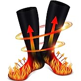 Heated Socks for Men Women, Rechargeable Electric Battery Heating Socks Winter Washable Thermal Socks Foot Warmers for Hunting Skiing Camping Motorcycling Riding Outdoors
