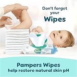 Pampers Premium Protection New Baby Size 1 180 Nappies 2kg-5kg Monthly Pack view 9