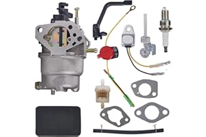 Mikatesi 0J58620157 Carburetor for Generac GP5000 GP5500 GP6500 GP6500E GP7500E 0J58620157 5KW 5.5KW 6.5KW 389cc 8125W 188F 190F Portable Generator 0G8442A111 Carb