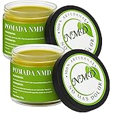 2PCS Pomada NMD Para Dolor Muscular - Natural Herbal Artesanal Cream with Olive Oil, Beeswax, Soursop Leaf, Maximum Strength Comfort Cream for Muscle, Feet, Hands, Legs, Toes, Back for All Ages