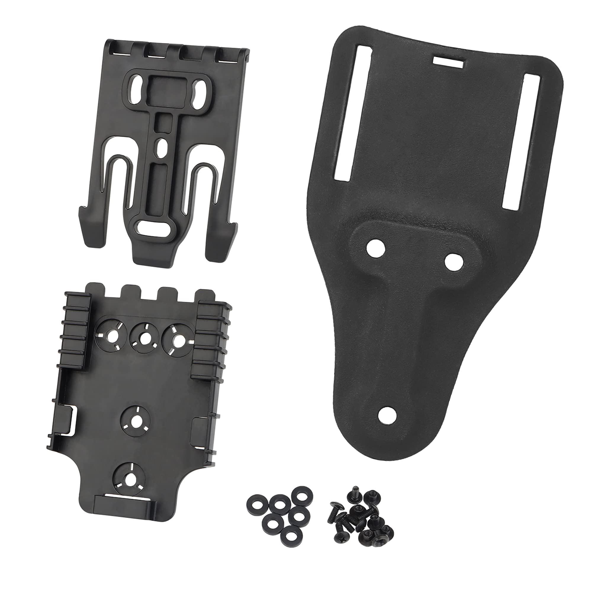 Airsoft Tactical Holster Adapter Quick Draw Leggings Adapter Base Accessories for Glock 17 1911 UPS P226 M92 Holsters or Magazine (Black)