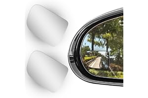 2Pcs Cars BlindSpot Mirrors, Removable Adjustabe Angle Round Wide Angle Convex Car RearView Sde Mirror Blindspot, Car Accesso