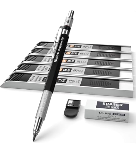 Koh-i-noor 4190 B Graphite Leads - 2.0 Mm, For Technical Drawing & Retouching, Refillable - View #4