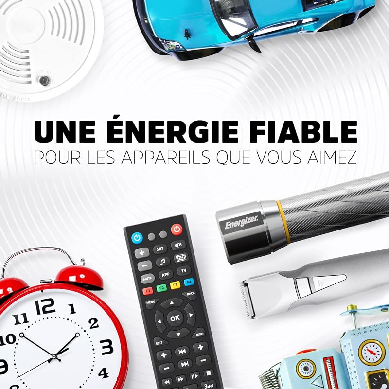 Max Pile 9V (Lot de 3), Alcaline, Énergie Longue durée
