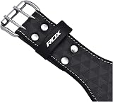 RDX Unisex Adult 4-Inch Arlo Weight Lifting Belt Black X-Large Calf Buffalo view 3