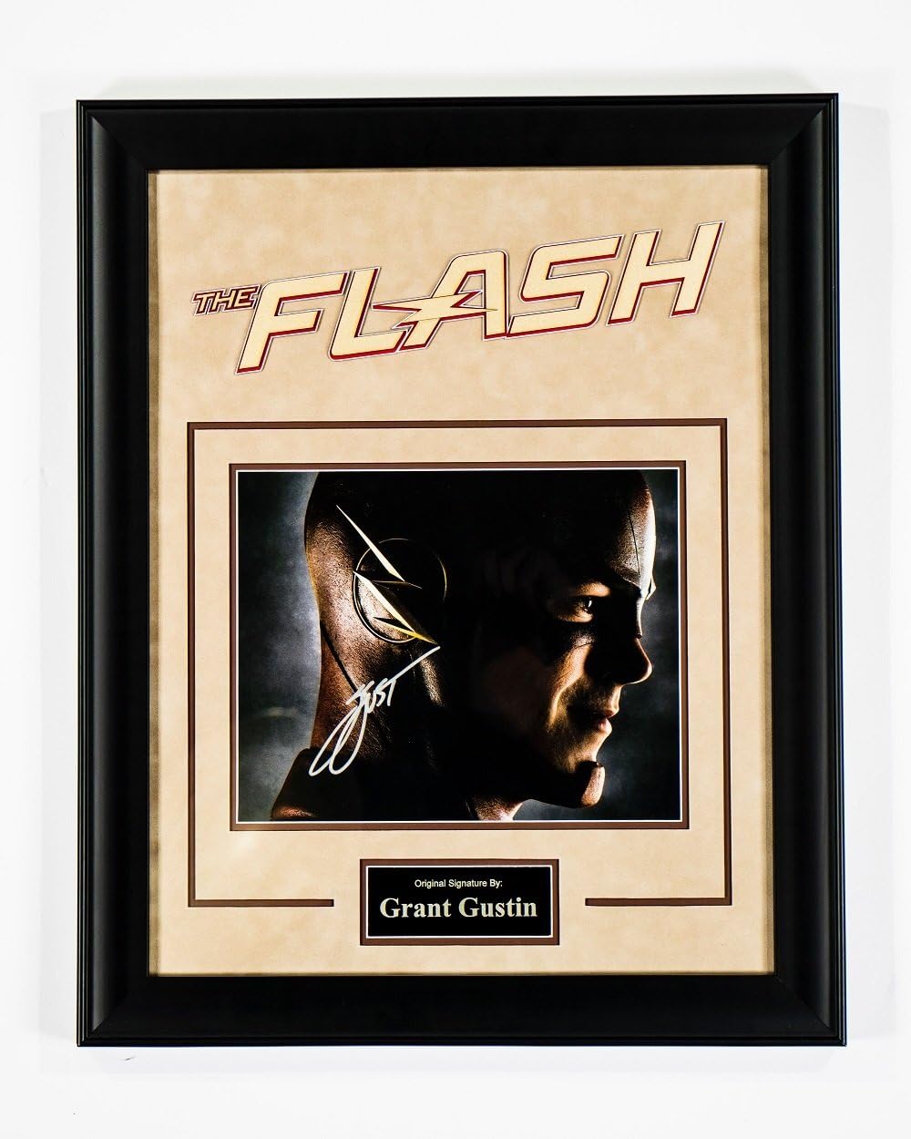 The Flash - Signed by Grant Gustin - Framed Artist Series