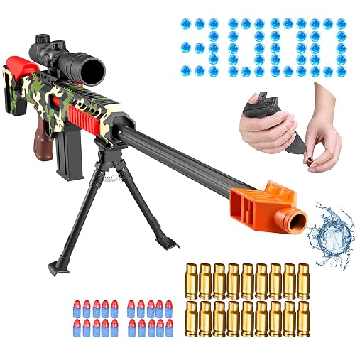 Ww2 Shell Eject Rifle Toy Long Size Barrett Sniper Rifle Shell Ejecting Toy Gun Safe Shell ...