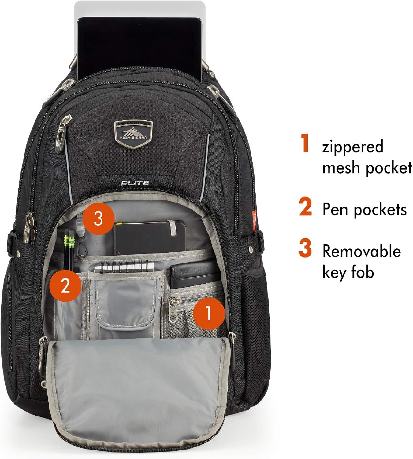 high sierra elite backpack blue