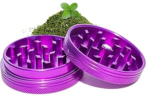 THETIS KITCHEN Grinder 2.2 inch Compact Spice Grinder Purple Color
