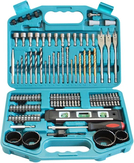 Hilka Tools Bohrer- Und Zubehörset, 101-teilig – Für Holz, Metall & Mauerwerk, Im Robusten Kunststoffkoffer