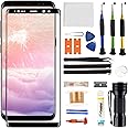 Zgxhga for Samsung Galaxy Note 8 Screen Replacement,Replacement Screen for Galaxy Note 8 Series 6.3 inch,Glass Replacement Kit with Repair Tools,Waterproof Adhesive(NO OLED & Touch Digitizer)