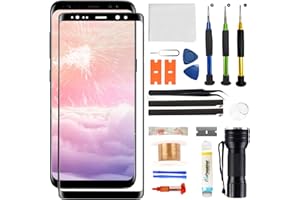 Zgxhga for Samsung Galaxy Note 8 Screen Replacement,Replacement Screen for Galaxy Note 8 Series 6.3 inch,Glass Replacement Kit with Repair Tools,Waterproof Adhesive(NO OLED & Touch Digitizer)