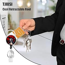 TJIUSI Anime Badge Reel Holder Retractable with