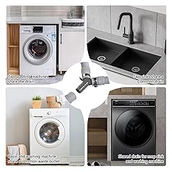 YUGHKBN 2PCS Washing Machine Drain Hose Y-Type