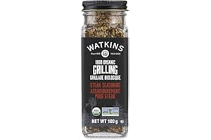 Watkins Gourmet Organic Grilling Seasoning, Non-GMO, Kosher, 100 g