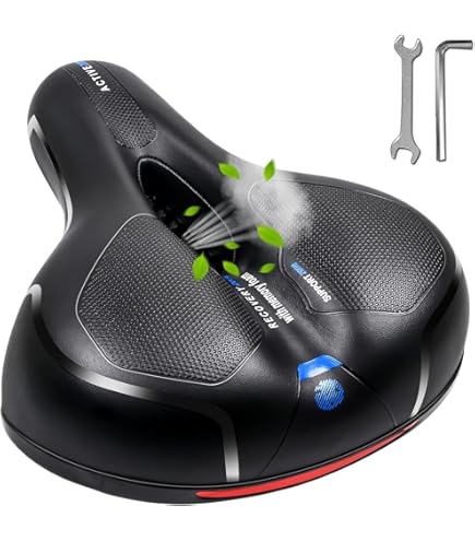 Comfort Bike Seat Velo Bo: Bcycle Saddle Wde Channel, Premum