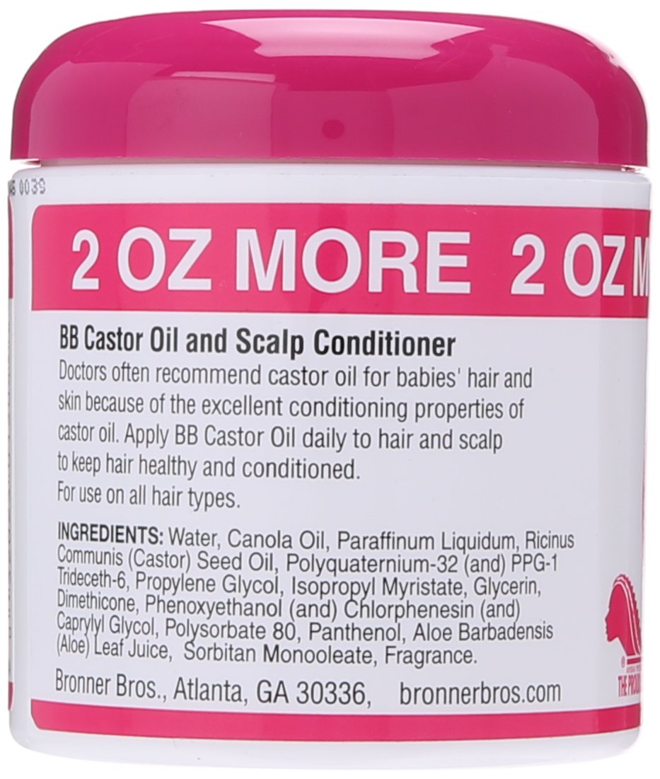 Bronner Brothers Castor Oil Hair and Scalp Treatment, 6 Ounce : Beauty