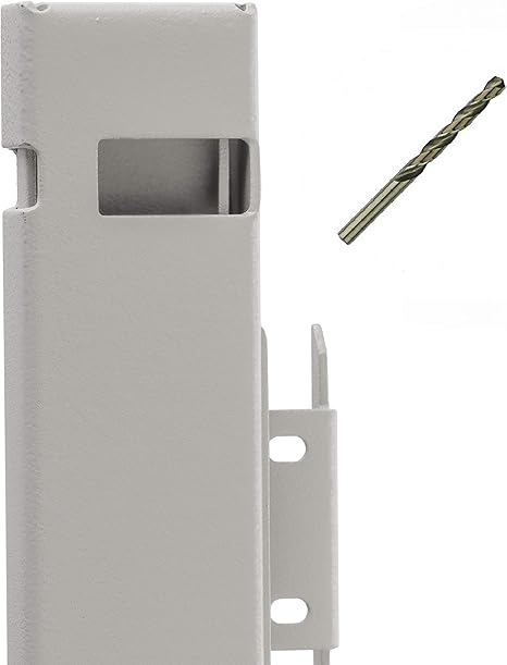 File Cabinet Locking Bar With Drill Bit Beige 22 5 Long For Use On A 2 Drawer File Cabinet Amazon Co Uk Kitchen Home