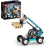 LEGO Technic 2 in 1 Telehandler 42133 Forklift to Tow Truck Toy Models, Construction Truck Building Set, Toys for Kids, Boys and Girls Aged 7 Plus