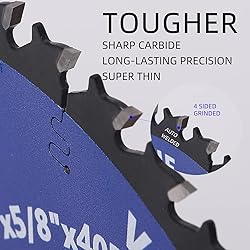 LSHUZIYU 7-1/4”(185MM)-60T, Super Thin Kerf