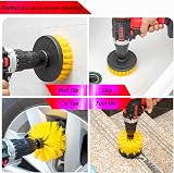 QTACIE 20Pcs Drill Brush Attachment Set Fits Most Drills Kitchen Bathroom Car view 4