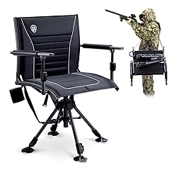 EVER ADVANCED 360° Silent Swivel Hunting Chair for