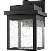ML Lighting Belle Chasse 1-Light Outdoor Wall Sconce Powder Coated Black