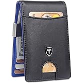 TRAVANDO Money Clip Wallet RIO - Mens Wallets slim Front Pocket RFID Blocking Card Holder Minimalist Mini Bifold Gift Box