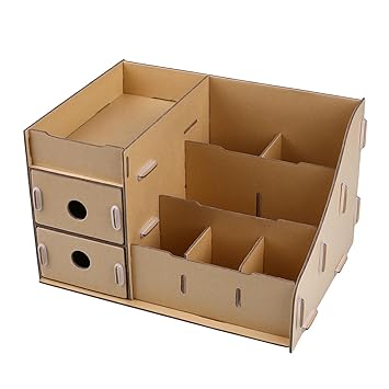 Cardboard Box Cobee Creative Diy Cosmetic Make Up Removable