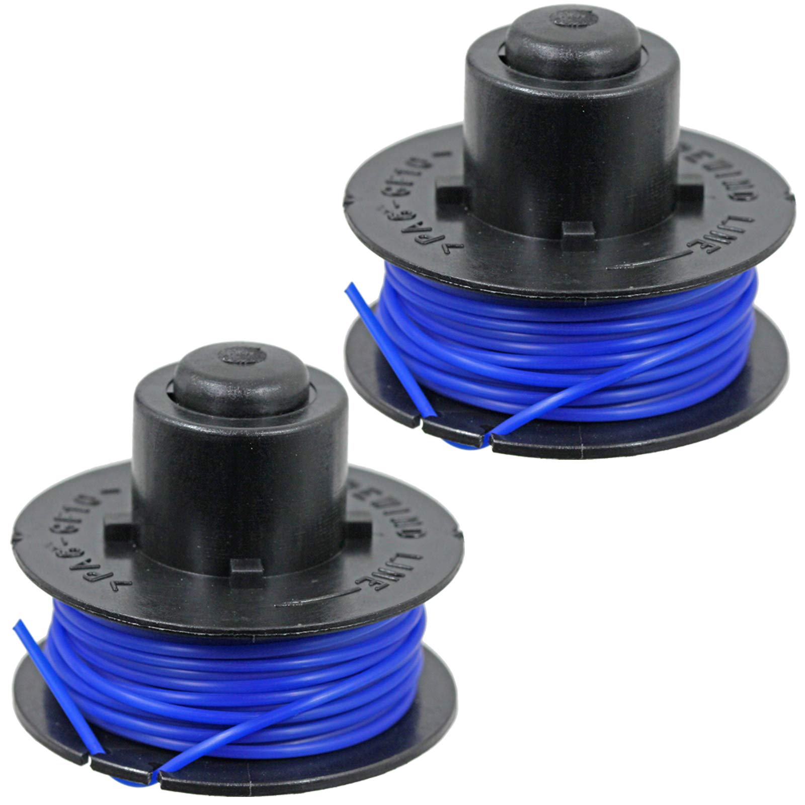 SPARES2GO 8m Line & Spool Compatible with Sovereign N0E-2ET-230 N0E-15ET-230 18v Trimmer Strimmer (Pack of 2)