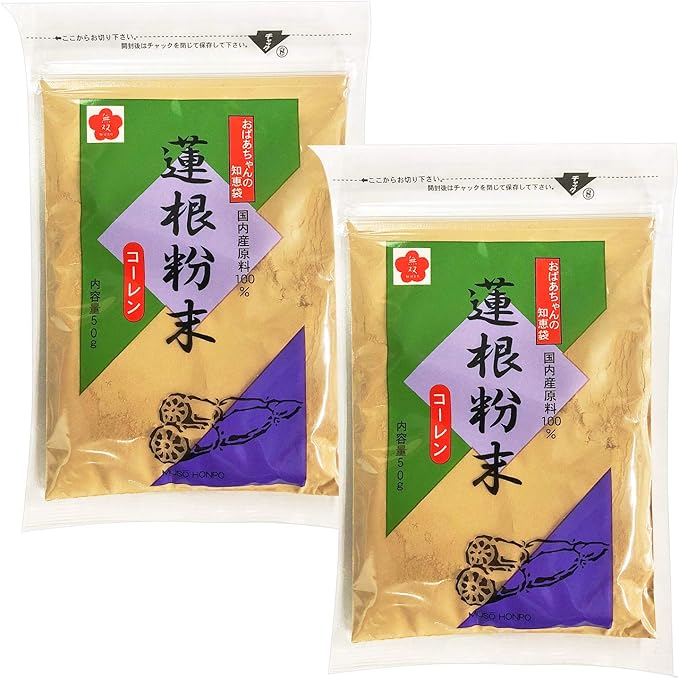 Amazon 無双本舗おばあちゃんの知恵袋 蓮根粉末 コーレン 50g 2個 無双本舗おばあちゃんの知恵袋 希釈用ドリンクの素 通販