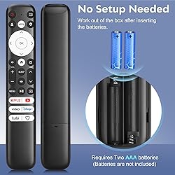 Replacement for Hisense-Google-TV-Remote, Universal